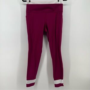 Athleta Salutation Stash High Rise Double Up Lift Legging Wildberry Medium